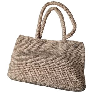 Vintage The Sax Crocheted Nylon Small Evening Event Handbag FLAW Magnetic Close